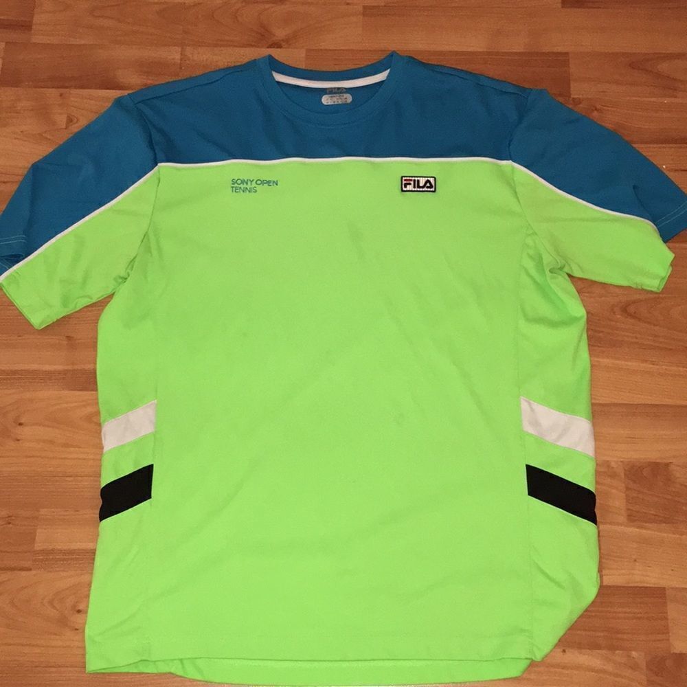 Fila Sony Tennis Open Mens performance t shirt